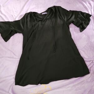 Adore Me Black Textured Fabric